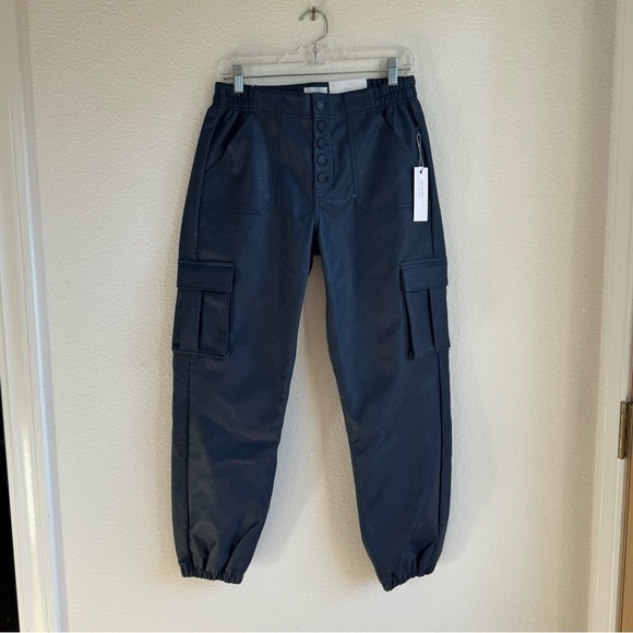 BOGO! NWT KanCan βNellyβ faux leather cargo joggers - Picture 10 of 17